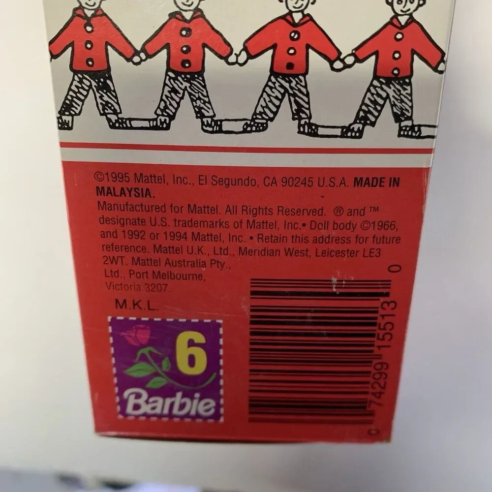 West End Barbie Doll Hamleys Special Edition 1995, Mattel #15513 NIB
